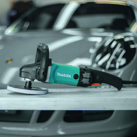 7 Inch Polisher With Pro Grade Variable Speed Dial And Trigger Constant Speed Control for consistent buffing on car surface
