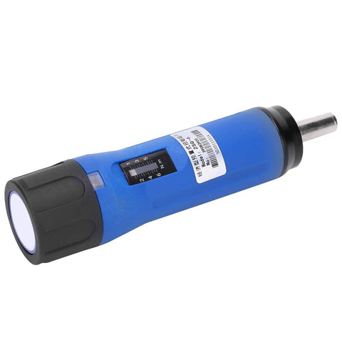 Budget-Friendly Preset Portable Screwdriver With Replaceable Bits For Precision Instruments And Machinery Manufacturing, Handy Hand Tool With Auto Forward And Reverse Switching And Audible Alarm, blue nylon shell