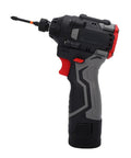 Heavy Duty Badass Cordless Drill Set Featuring Brushless Motor And Three Variable Speed Settings Knockout Torque for tackling any home reno and DIY task US plug included, showing ergonomic handle and drill bit.
