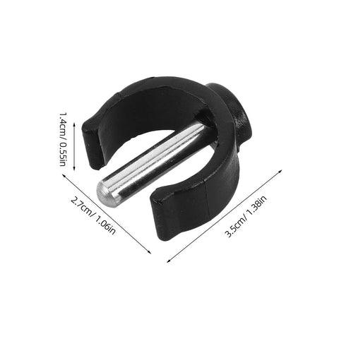 C Shape Tube Lock Clips For Walking Sticks And Crutches, Rock Solid Secure Clamp Design, 8 Pack Fits 22mm Outside Diameter Round Pipes