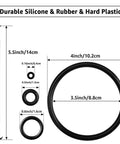 Kegging Gasket Kit For Corny Kegs 28 Piece O Ring Replacement Set With Ball Lock Post Gaskets Dip Tube Seals in silicone, rubber, and plastic