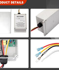 AC Capacitor Soft Start Control Kit For Coleman Mach Air Conditioners Reduces Startup Surge And Noise And Vibration Extends System Life For 450XX 452XX 470XX 472XX 480XX And 482XX Series showing product components close-up