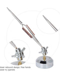Top Tier Fabater Third Hand Stand With Tweezer Lock features straight tips in a 360 rotation design for precise work.