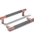 10 Pack 5 Inch Aluminum Knurled Brushed Antique Copper Cabinet Pulls Center To Center 128mm For Cabinets Drawers Kitchen Hardware Handles