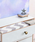12 Pack Brushed Bronze Cabinet Knobs Set For Kitchen And Furniture Brass Zinc Alloy Drawer Pulls on white dresser