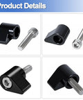 Dodge Cummins 12V Dowel Pin KDP Repair Kit For 1989 To 1998 5.9L Diesel Engines, Prevents Dowel Backout, Timing Cover Retainer, Pro Grade, Easy Installation, Keeps Your Engine Safe From Costly Damage. Black metal timing cover retainer bolt kit shown from multiple angles