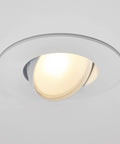 Totally Adjustable 5 6 Inch Led Retrofit Downlight Gimbal 1200 Lumens Bright As Day ceiling light fixture with soft white illumination.