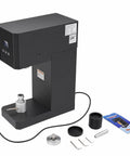 Heavy Duty Commercial Can Sealer Machine With LED Display And Intelligent Counting For Cafes Bars, showing adjustable components and accessories.