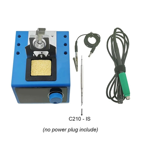C210 Soldering Station Electric Controller With Digital Auto Sleep, Rapid Heating, 85W, Set Of 3 Tips, LED Display, Unit