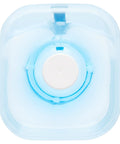 Top view of a 3 Gallon Stackable Refillable Water Jug For Home And Camping Use BPA Free Food Grade Plastic Bottle With Leak Proof Screw Cap