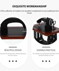 Authentic Vibes Rad Tiny 1/24 Scale Miniature Sewing Machine Dollhouse Replica And Home Decor Ornament Super Detailed Tabletop Accessory For Craft Rooms And Serious Collectors, close-up of design features.