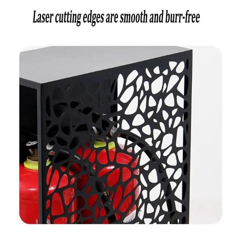 Heavy Duty Stainless Steel Fire Extinguisher Box Slick Engraved Panel Tough As Nails Build Quick Access Garage Workshop Emergency Safety Cabinet Dual Mount Cabinet Rust Proof Finish