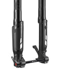 1.5mm Thread Pitch Front Thru Axle For RockShox Suspension Forks, visible with quick release 15mm axle and telescoping handle