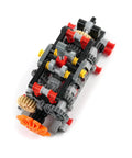 Assembled Rugged 6 Speed Gearbox Building Blocks Kit For Tech Vehicle Gear Shifting And Trendy Ornaments Gift Idea For DIY MOC Fans, Compatible With Standard Blocks, Includes PDF Install Guide