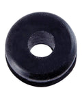 Rubber Grommet One Eighth Inch Internal Diameter, Eleven Thirty Second Inch Outer Diameter, Three Sixteenth Inch Thick Black