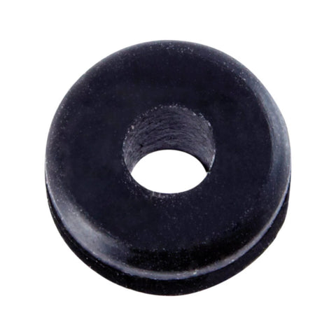 Rubber Grommet One Eighth Inch Internal Diameter, Eleven Thirty Second Inch Outer Diameter, Three Sixteenth Inch Thick Black Protective Insert