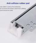 Heavy Duty Soft Close Drawer Slides With Full Extension For 40Kg Load, 50Cm Length detail showing anti-collision rubber pad
