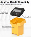 Heavy Duty Electric Pallet Jack Truck Weigh Scales Built In 5500 Lbs Capacity showcases an IP54 rated shatterproof screen and iron casing.