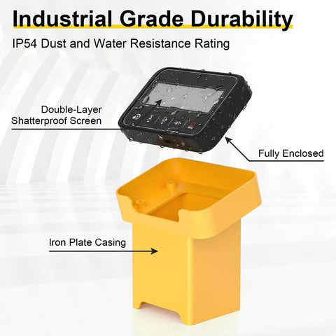Heavy Duty Electric Pallet Jack Truck Weigh Scales Built In 5500 Lbs Capacity showcases an IP54 rated shatterproof screen and iron casing.