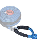 One Half Inch Synthetic Rope Soft Shackles Tough As Nails Badass Recovery Rigging 38000 Pound Break Strength Two Piece Bundle displayed.
