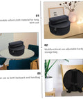 Premium Heavy Duty Waterproof Drum Instrument Backpack Featuring Rugged Adjustable Shoulder Straps And Smart Storage Layout For Weekend Musician Lifestyle on a table.