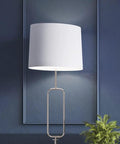 12 Pack 9W LED A19 Bulbs That Replace 60W, 800 Lumens, 5000K Daylight Cool White in a modern lamp.