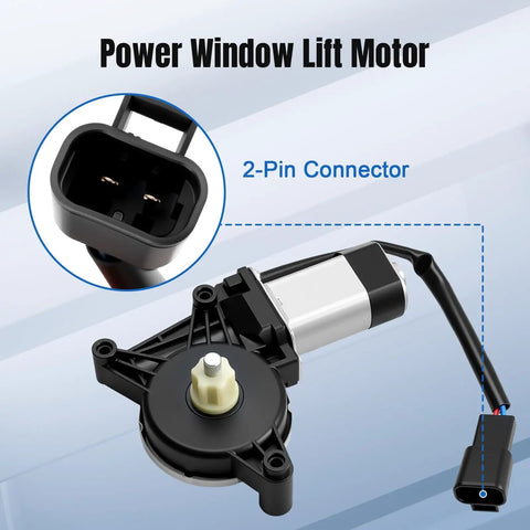 Power Window Lift Motor Direct Replacement Front Or Rear Right Passenger Side Fits Chevy Tahoe Avalanche Silverado GMC Yukon Sierra 1500 2500 3500 1999 2000 2001 2002 2003 2004 2005 2006 2007 742123