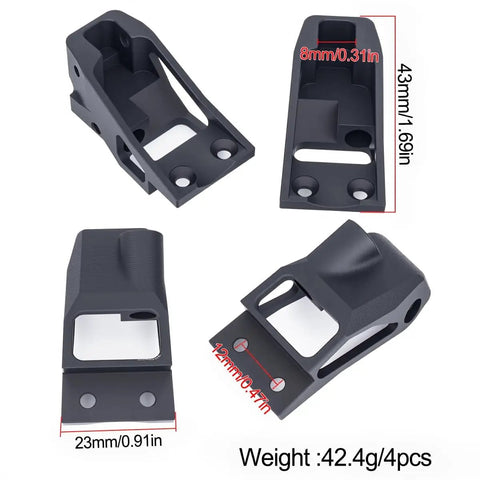 Beefed Up Aluminum Shock Absorber Mount Tower Set For One Tenth Scale RC Crawler VS4 10 Phoenix Chassis Front And Rear Upgrade