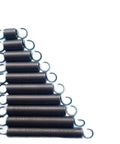 Cool Tension Spring With Hooks, 1.0mm Wire Dia And Expandable Hook Springs For Home Care Tools or Engine Valve Fix shown stacked.
