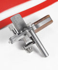 Heavy Duty Leather Strap Cutter Made From Aluminum Alloy Adjustable Manual Belt Cutter Tool for DIY Leathercraft projects.