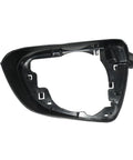 Right Side Rearview Mirror Housing Frame Trim Ring Plug And Play Cover For Tesla Model 3, black plastic frame, tight fit.