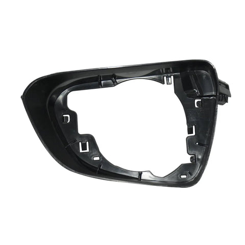 Right Side Rearview Mirror Housing Frame Trim Ring Plug And Play Cover For Tesla Model 3, black plastic frame, tight fit.