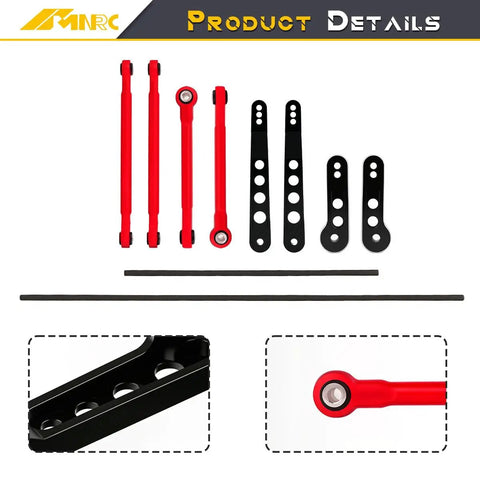 Beefy Front And Rear Sway Bar Kit For One Seventh Scale Unlimited Desert Racer UDR RC Car Upgrades 8597 8596 CNC Machined