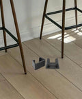 Heavy Duty Outdoor Furniture Clips Set For Sofas And Patio Chairs No Slip Secure Bracket Fasteners on wooden floor