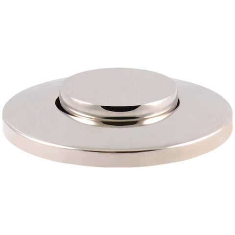 Disposal Air Switch and Single Outlet Control Box in Polished Nickel Air Activated Easy Install No Sweat and Safe for Garbage Disposals Brass