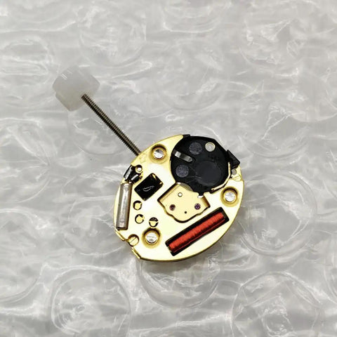 Gold Precision Quartz Movement Replacement Kit With Gear Set For Watch Repair No Battery Needed compact unit on bubble wrap