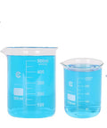 Lab Beaker Set 3.3 Borosilicate Glass Low Form Pack Of 5 50 ML 100 ML 250 ML 500 ML 1000 ML Heat Resistant And Durable For Lab Classroom Home And Industrial Use