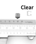 Close-up of Stainless Steel Vernier Caliper 0 to 8 Inch Thickened Mono Block Inch Metric Sliding Caliper with Depth Gauge 0.02 Inch Accuracy