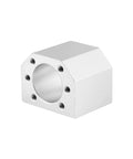 Metal housing for Ball Screw CNC Linear Drive Kit SFU1605 RM1605 16mm 1200mm with precision machining details