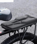 Cool Rear Bike Seat Cushion For Ecotric Beach Cruiser Ebike Solved Shifting Grips With 3D Ergonomic Design And Thick Sponge Core for Smooth City Commuting Without Slip, black padded rear rack seat cushion