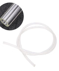 Durable TPU Pneumatic Hose 16mm OD x 12mm ID, 10m Long Flexible Air Line coiled, close-up of transparent material