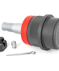 Heavy Duty 4 Pack Ball Joints For Jeep TJ XJ YJ ZJ Dana 30 44 Chromoly Ball Studs With Poly Dust Boots Upper And Lower Set 2 Upper 2 Lower Lifetime Replacement Warranty, one ball joint with grease fitting and hardware