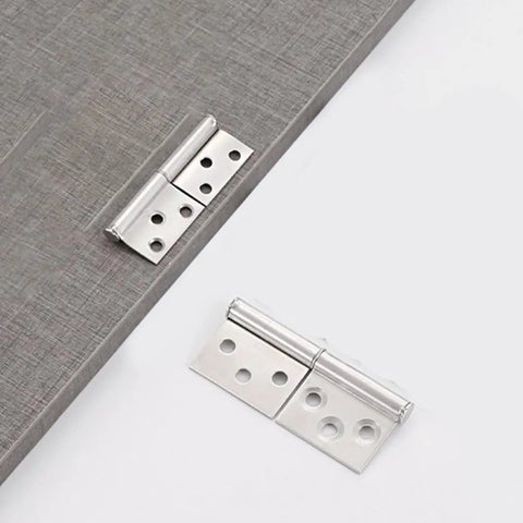 Heavy Duty 5-Inch Detachable Metal Door Hinges for Fireproof and Security Doors, shown on gray surface