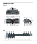 Dual Power Source Automatic Transfer Switch For Reliable Backup Power, Easy Install, Low Maintenance, Plug And Play Design, Heavy Duty Build, Stable Power Transfer, Broad Application Range, OTM50F4C21D380C dimensions drawing