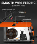 3 In 1 MIG Welder 110V Flux Core TIG Lift Stick Gasless Wire Welding Kit with handheld gun and smooth wire feeding system