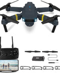 Foldable Drone With 1080P Camera For Adults And Beginners Easy To Fly RC Quadcopter With FPV Video One Key Start Headless Mode Waypoint Flight