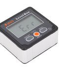 Built Tough Heavy Duty Digital Angle Finder With Crisp Backlit LCD Screen And Rock Solid Magnet Magnetic Level Box Inclinometer showing error message.