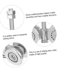 Sliding Door Track Roller Set For Heavy Duty Industrial And Home Use Replacement Steel Barn Door Wheel components