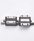 Pro Linear Motion Guide Rail Kit With Precision Bearings And Slide Block For 15 20 25 30 35 45 55 Millimeter Rails Smooth Glide Tight Locking Heavy Duty Build Hgh45ca Compatible, two slide blocks on rail