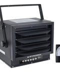 Garage Heater 7500 Watt Digital Ceiling Mount With Full Function Remote 240 Volt Hardwired Heater And 12 Hour Timer